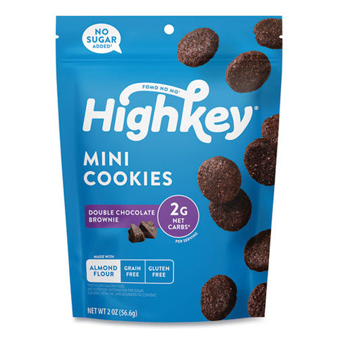 Double Chocolate Brownie Cookies, 0.75 Oz Packet, 6/carton