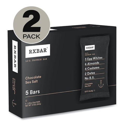 Adult Bars, Chocolate Sea Salt, 1.83 Oz Bar, 5 Bars/box, 2 Boxes/carton