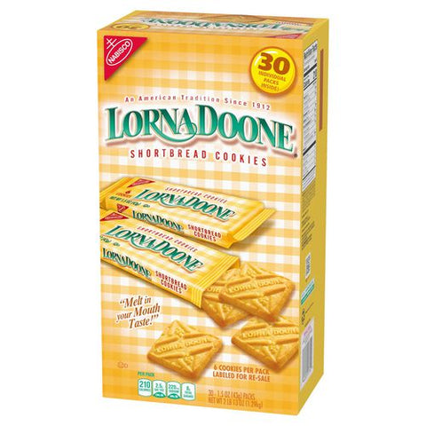 Lorna Doone Shortbread Cookies, 1.5 Oz Packet, 30/box, 2 Boxes/carton