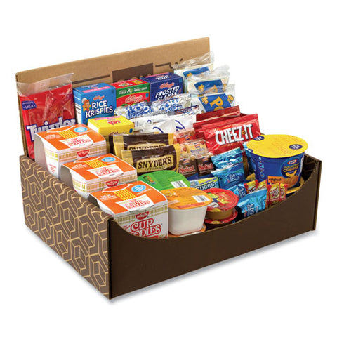 Dorm Room Survival Snack Box, 55 Assorted Snacks/box