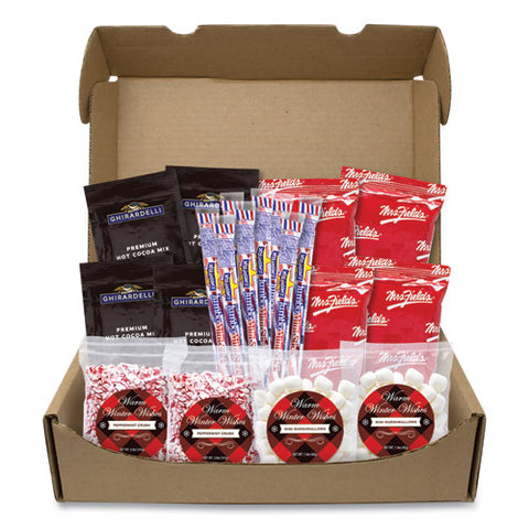 Warm Winter Wishes Hot Chocolate Kit, 20 Assorted Items/box