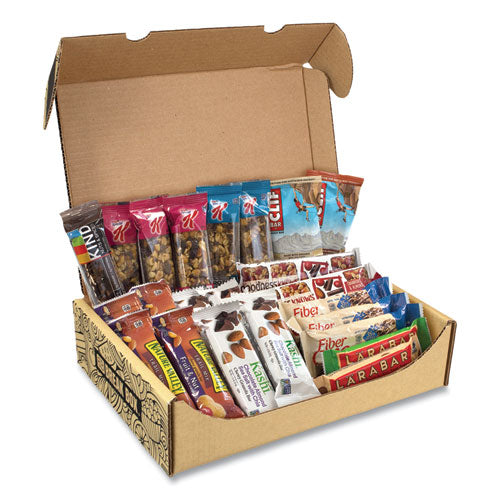 Healthy Snack Bar Box, 23 Assorted Snacks/box