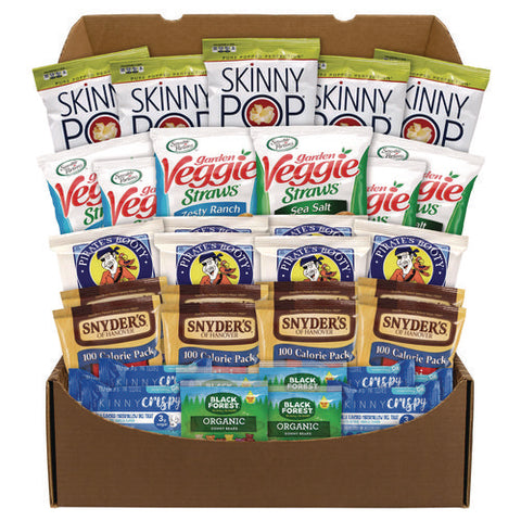 Healthy Snack Box, 37 Assorted Snacks/box