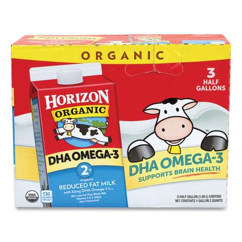 Organic 2% Milk, 64 Oz Carton, 3/carton