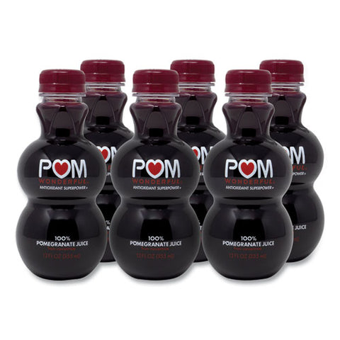 100% Pomegranate Juice, 12 Oz Bottle, 6/pack