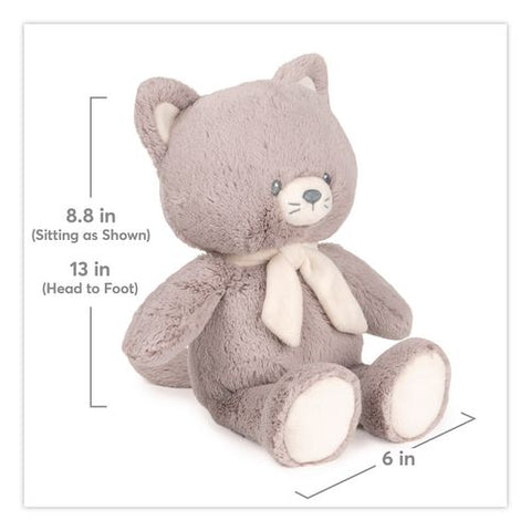 Sustainable Plush Baby Kitty, Ages Infant And Up
