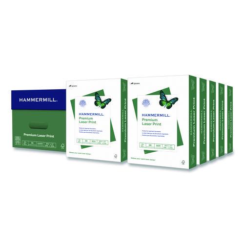 Premium Laser Print Paper, 98 Bright, 24 Lb Bond Weight, 8.5 X 11, White, 500/ream, 10 Reams/carton