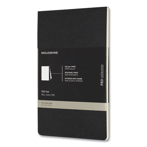 Pro Pad, Meeting-minutes/notes Format, Black Cover, 96 Ivory 5 X 8.25 Sheets