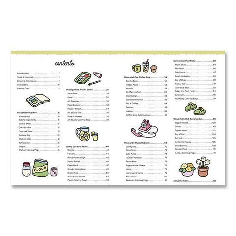 How To Draw Super Cute Things With Bobbie Goods Coloring Book, All Ages, 8.5 X 11 Sheets, 112 Pages