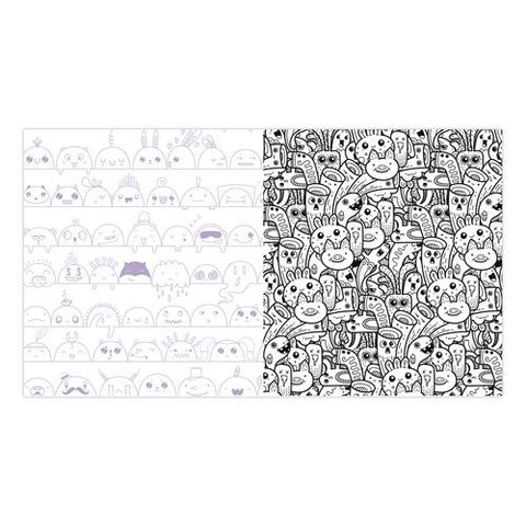 Cute Kawaii Coloring Book, All Ages, 128 Pages