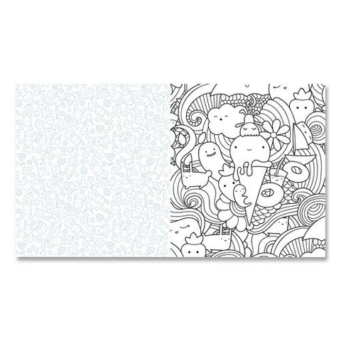 Cute Kawaii Coloring Book, All Ages, 128 Pages