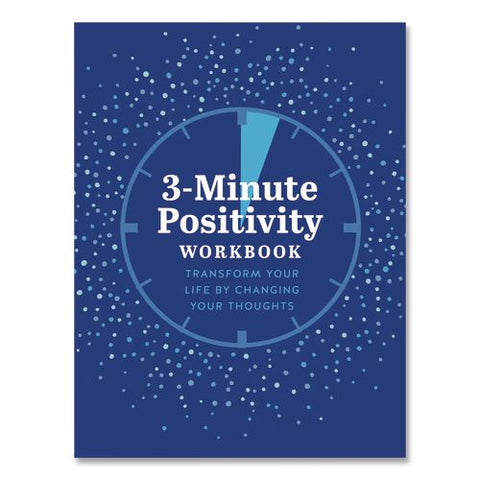 Guided Journal: 3-minute Positivity - Transform Your Life By Changing Your Thoughts, Blue Cover, (96) 8 X 6 Sheets