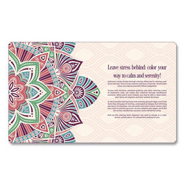 Calm And Serene Coloring Book, All Ages, 8 X 10 Sheets, 150 Pages