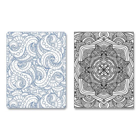 Calm And Serene Coloring Book, All Ages, 8 X 10 Sheets, 150 Pages