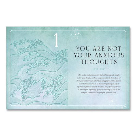 Find Your Calm Anxiety Guided Journal, Green Cover, (160) 8.75 X 6.75 Sheets