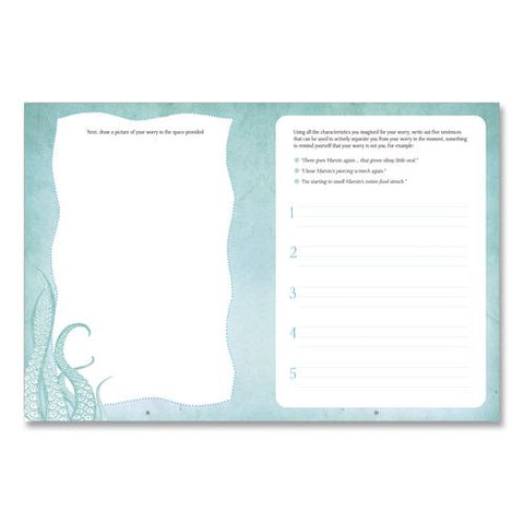 Find Your Calm Anxiety Guided Journal, Green Cover, (160) 8.75 X 6.75 Sheets