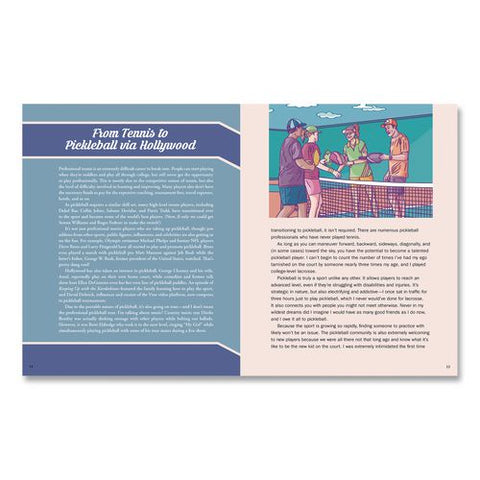 Ultimate Pickleball Guided Journal, Yellow Cover, (192) 8.75 X 6.75 Sheets