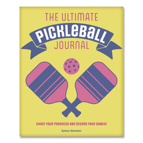 Ultimate Pickleball Guided Journal, Yellow Cover, (192) 8.75 X 6.75 Sheets