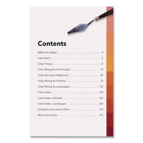 1,500 Color Mixing Recipes For Oil, Acrylic And Watercolor, Written By William F. Powell, Paperback, 176 Pages