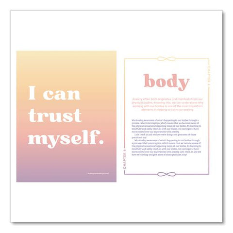 Calm Your Anxiety Guided Journal, Blue Cover, (160) 8 X 6 Sheets