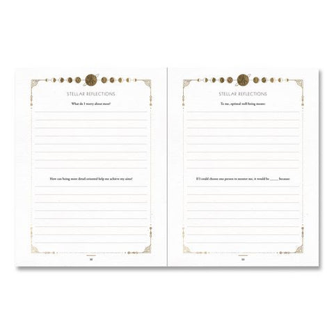 Astrological Self-care Journal, 1-subject, Purple Cover, (160) 8 X 6 Sheets