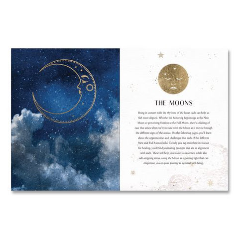Astrological Self-care Journal, 1-subject, Purple Cover, (160) 8 X 6 Sheets