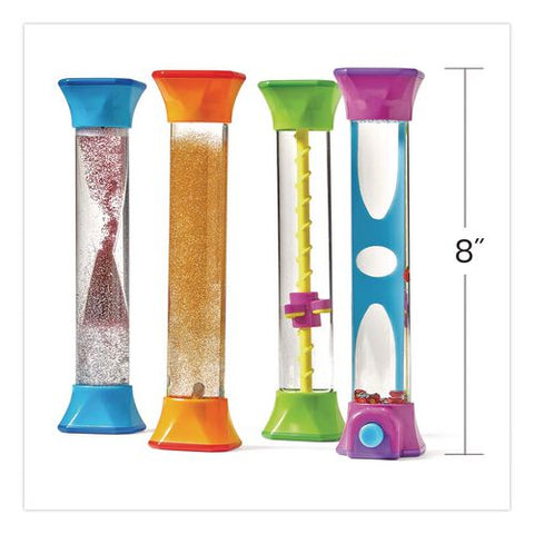 Sensory Fidget Tubes, Ages 3 And Up, Assorted Colors, 4 Pieces