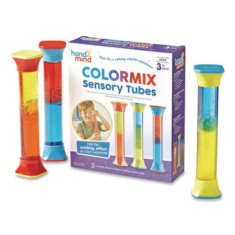 Colormix Sensory Tubes, Ages 3 And Up, Assorted Colors, 3 Pieces