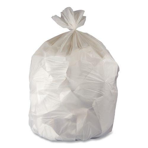 Linear Low-density Can Liners, 45 Gal, 3 Mil, 40" X 48", Clear, 75/carton