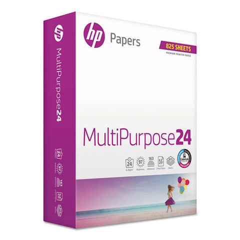 Multipurpose20 Paper, 97 Bright, 24 Lb Bond Weight, 8.5 X 11, White, 825/ream