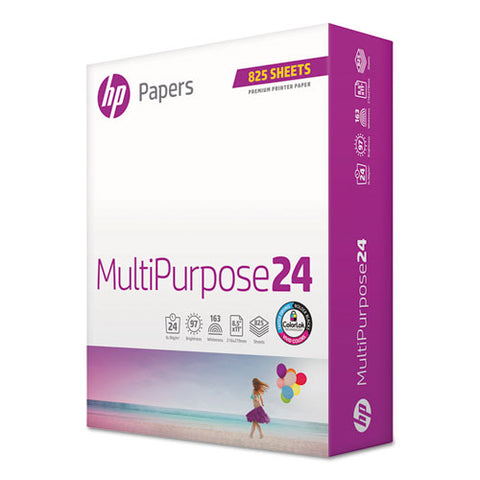 Multipurpose20 Paper, 97 Bright, 24 Lb Bond Weight, 8.5 X 11, White, 825/ream