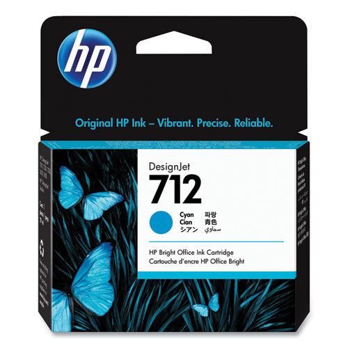 Hp 712, (3ed67a) Cyan Original Ink Cartridge