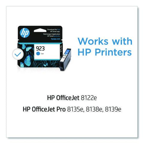 Hp 923 (4k0t0ln) Cyan Original Ink Cartridge