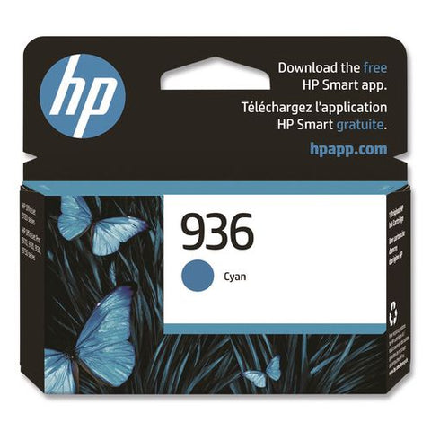 Hp 936, (4s6u9ln) Cyan Original Ink Cartridge