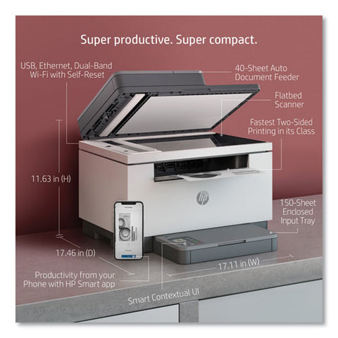 Laserjet Mfp M234sdw Wireless Multifunction Laser Printer, Copy/print/scan