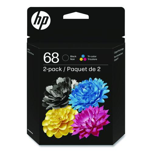 Hp 68 (6l6s2tn) 2-pack Black/tri-color Original Ink Cartridge
