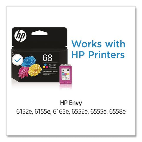 Hp 68 (7fp20tn) Tri-color Original Ink Cartridge
