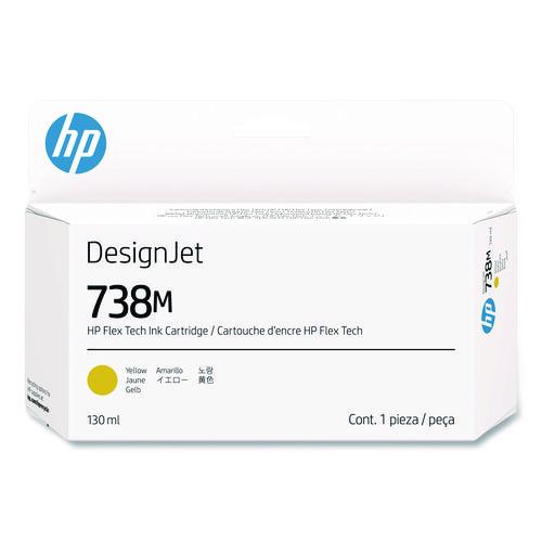 Hp 738m (a24vpa) Original Designjet Ink Cartridge, Yellow