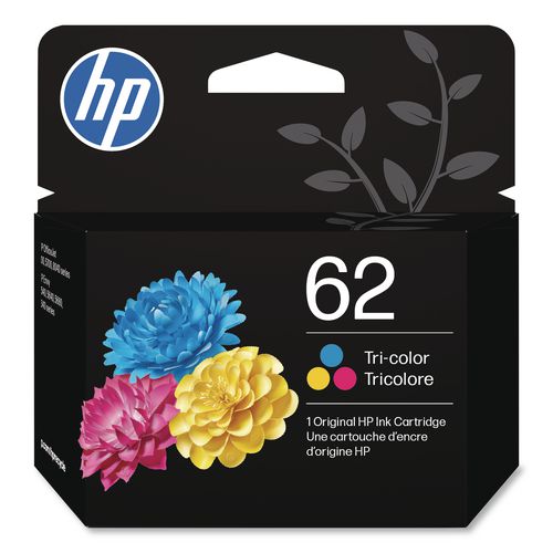 Hp 62, (c2p06an) Tri-color Original Ink Cartridge