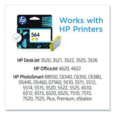 Hp 564, (cb320wn) Yellow Original Ink Cartridge