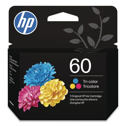 Hp 60, (cc643wn) Tri-color Original Ink Cartridge