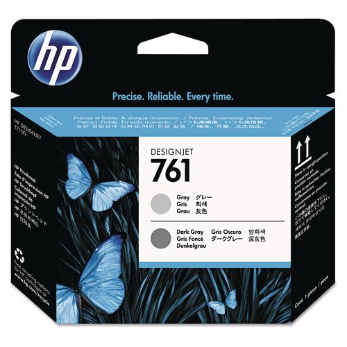 Hp 761, (ch647a) Dark Gray/gray Printhead