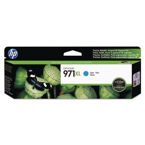 Hp 971xl, (cn626am) High-yield Cyan Original Ink Cartridge