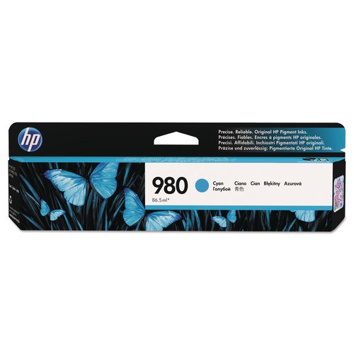 Hp 980, (d8j07a) Cyan Original Ink Cartridge
