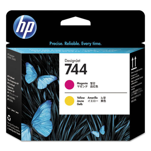 Hp 744, (f9j87a) Magenta/yellow Printhead