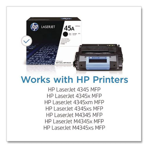 Hp 45a (q5945a) Black Original Laserjet Toner Cartridge