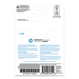 Advanced Photo Paper, 10.5 Mil, 4 X 6, Glossy White, 100/pack