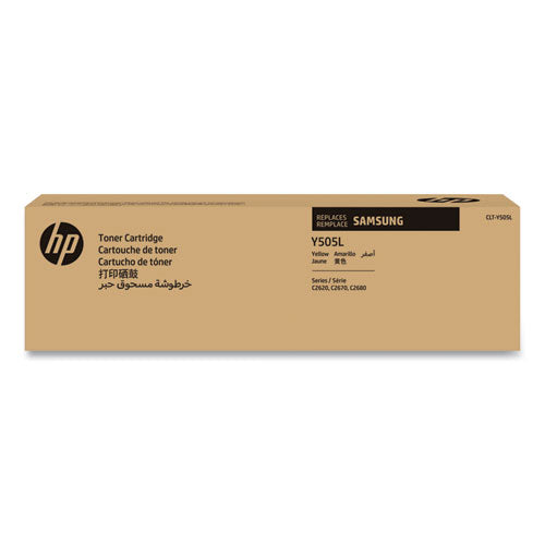 Su514a (clt-y505l) Toner, 3,500 Page-yield, Yellow