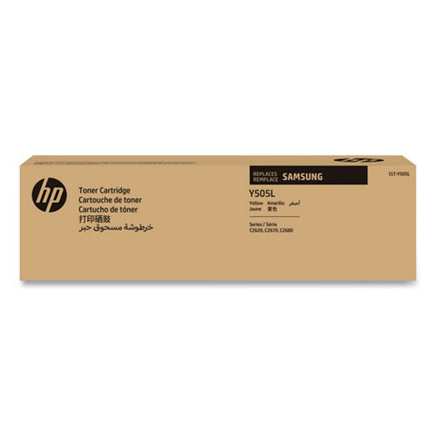 Su514a (clt-y505l) Toner, 3,500 Page-yield, Yellow