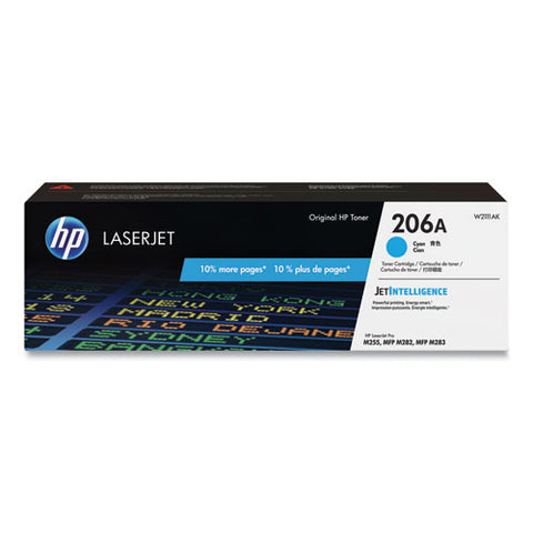 Hp 206a, (w2111ak) Cyan Original Laserjet Toner Cartridge